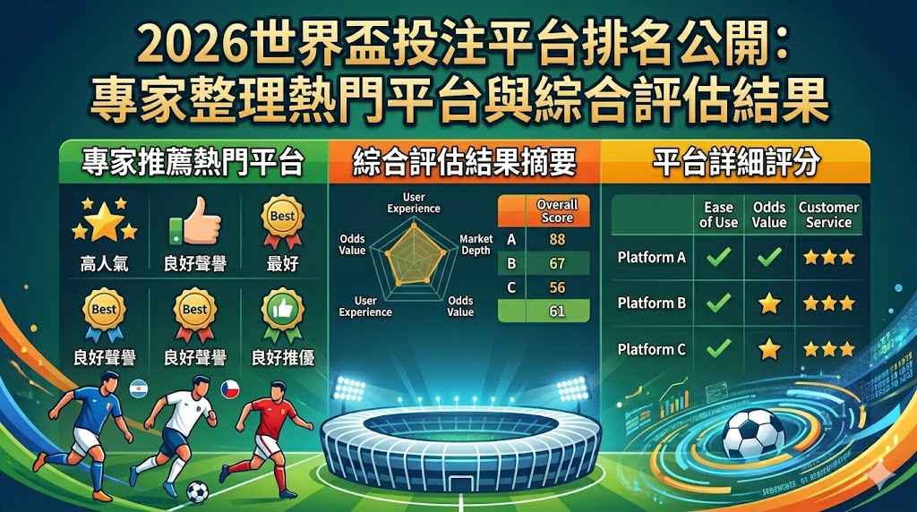 2026世界盃投注平台排名公開
