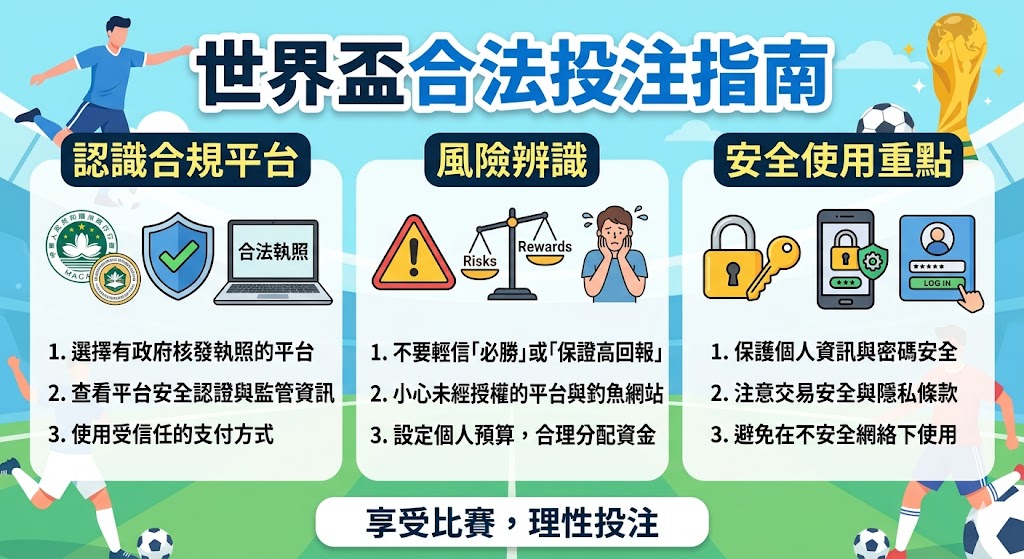 世界盃合法投注指南