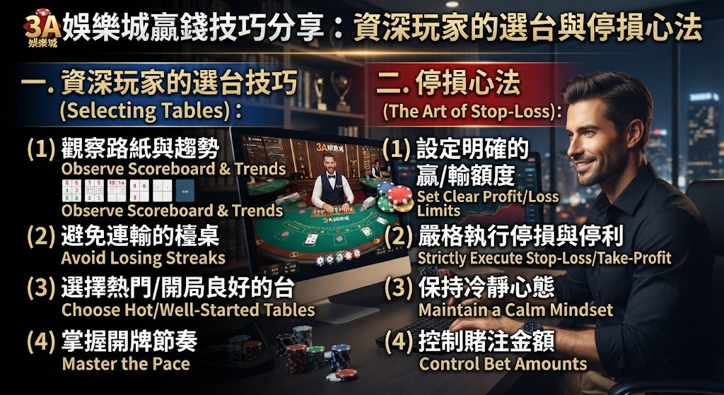 資深玩家的選台與停損心法