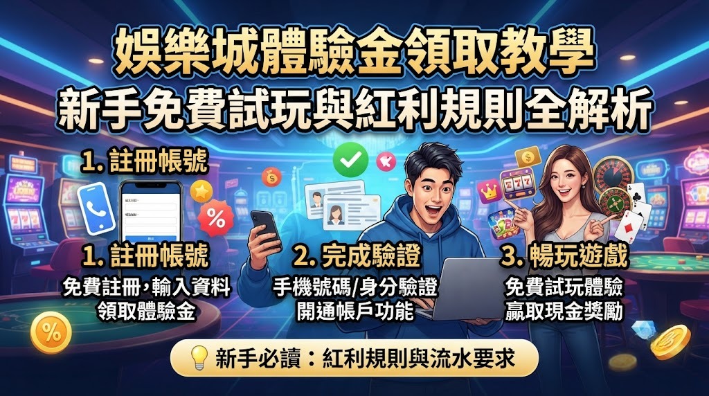 新手免費試玩與紅利規則全解析